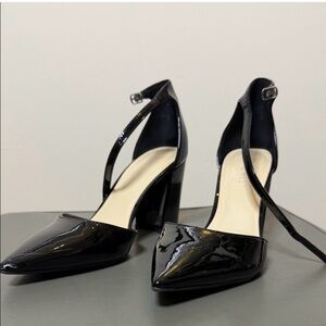 Nine West Black Patent Leather Heels